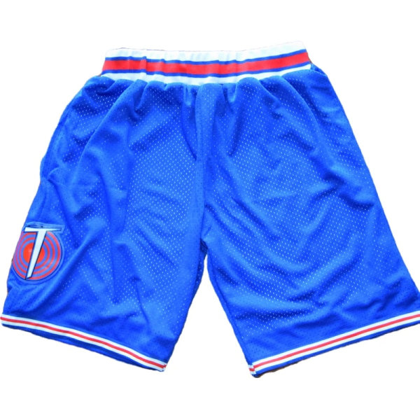 Tune Squad Vita Svarta Blå Basketshorts blue L