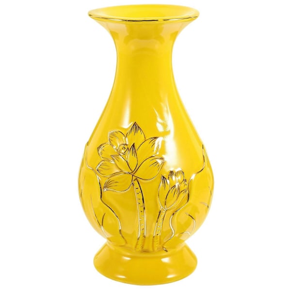 Tempel Vase Keramisk Blomstervase Blomsterarrangement Vase Skrivebord Dekorativ Vase Ornament