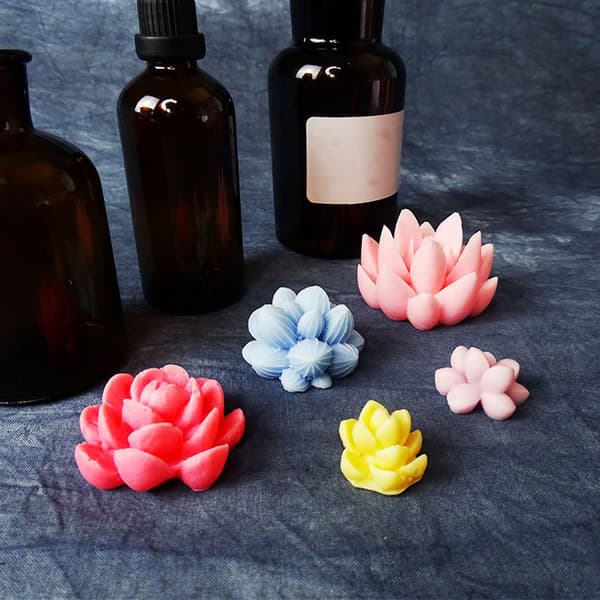 Silikone DIY Sukkulent Planter Form Blomster Kunst Håndværk Bage Støbeværktøj