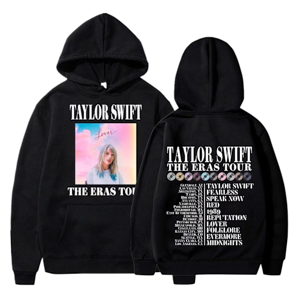 Taylor Swift -fanipusero miesten ja naisten hupparit black L