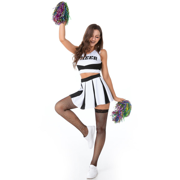 Cheerleadingkostyme for kvinner Sexy Cheerleading Kostymefest S