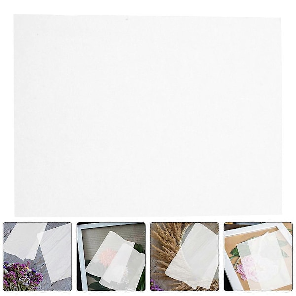 60 stk. Tørkede Blomsterpressing DIY Papirforing Blotterpapir Profesjonelt Blomsterpressepapir