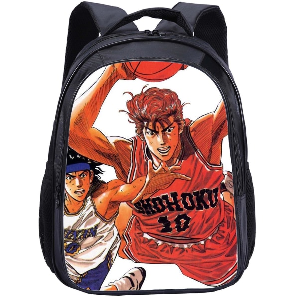 Slam Dunk Ryggsäck med Tryck för Tonårspojkar Flickor Väskor Canvas Student Skolväskor style 2