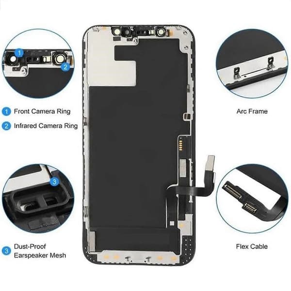 LCD-skärm för Xr Tft Ll Skärmbyte Digitizer Ingen Död Pixel Touch Scr