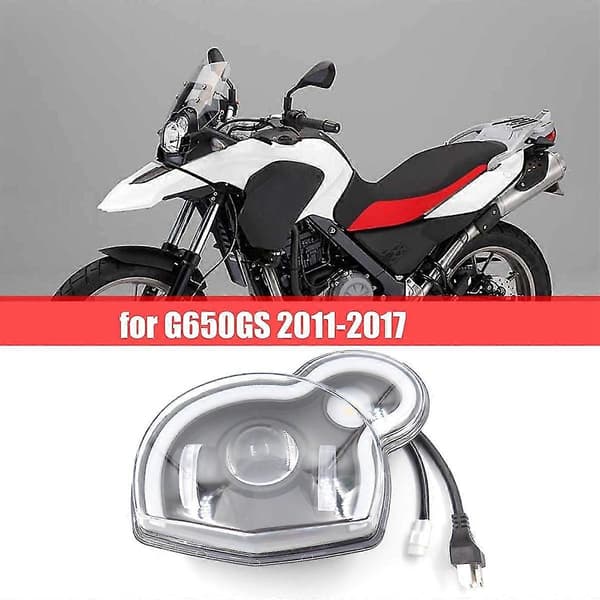 Frontlyktmontering LED-linse frontlykt kjørelys motorsykkel for G6