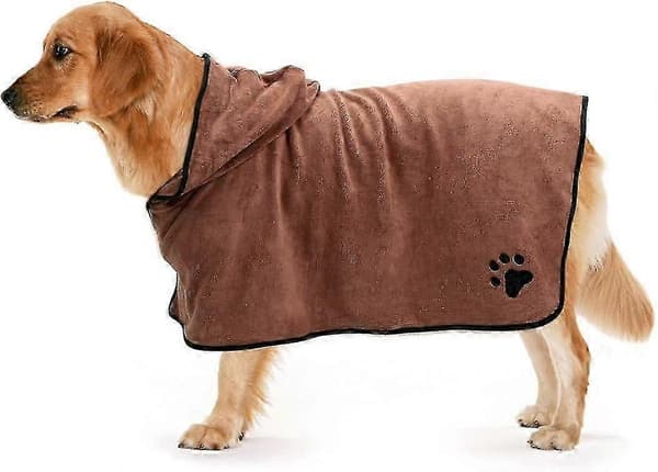 Mikrofiber Hundebadekåbe Hurtigtørrende Hundebadekåbe Håndklæde
