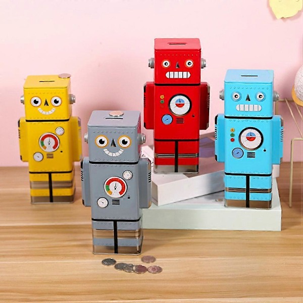 Robot Spargris Flickor Pengabox Myntbank Leksak Barn Heminredning Födelsedagspresent