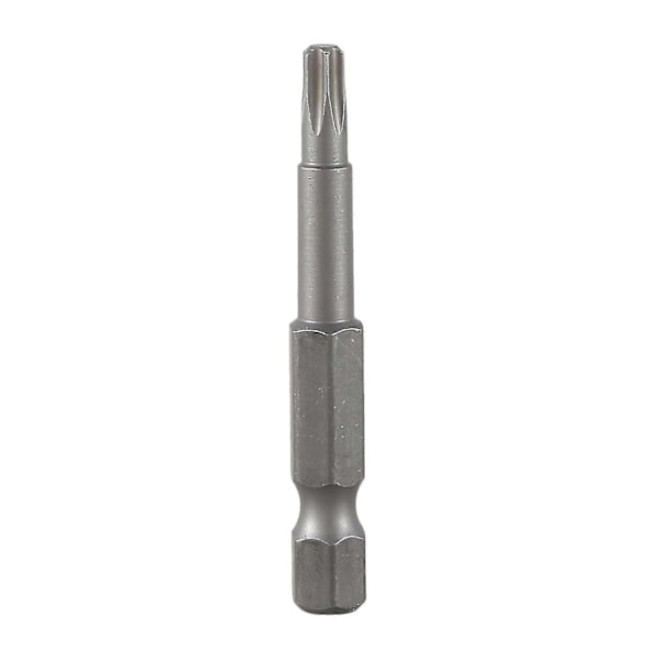 6.3mm Kuusiokanta 4mm T20 Magneettikärkinen Torx-ruuvimeisselikärki 10 kpl