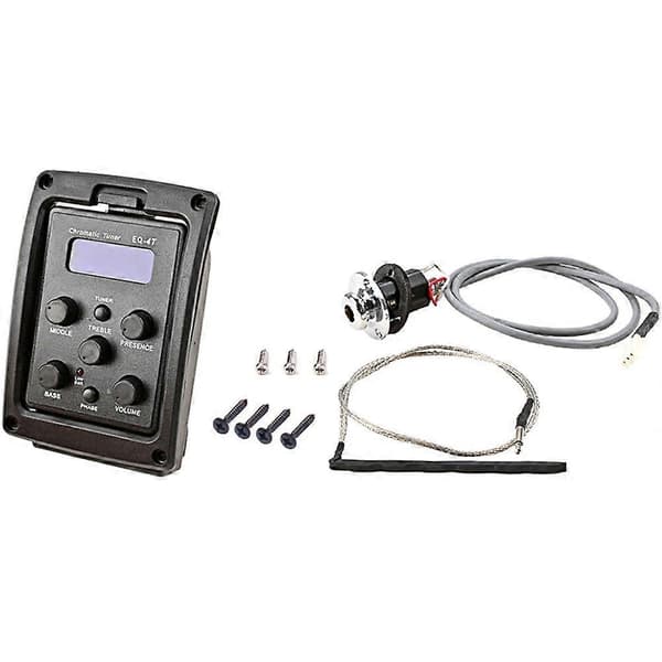 1 set med 4 band Akustisk Gitarr Pickup Equalizer Förförstärkare Elektrisk Gitarr Equalizer