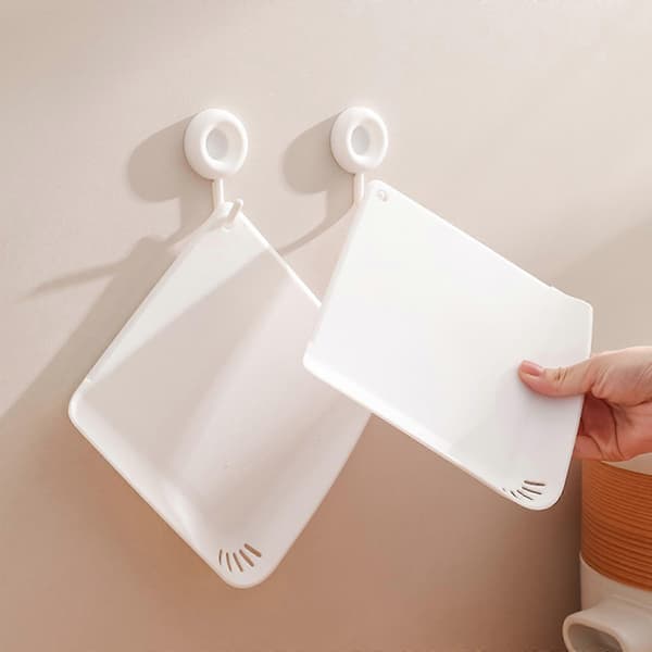 Hängande skärbräda med hål för snabb leverans samma dag, liten diskbräda, multifunktionell köksbräda, skärbräda med plastpanel
