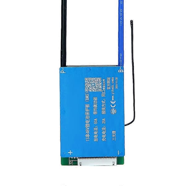 BMS 13S 200A LiFePO4 Litiumbatterihantering PCB Skyddskort Med Balanserade Ledningar För 18650 L