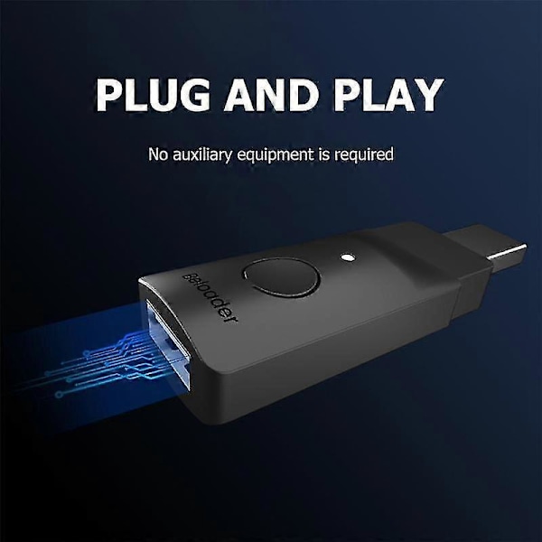 Til Alle Spil Controller Tastatur Mus Konverter Bluetooth Adapter Gamepad Stik Plug And Play