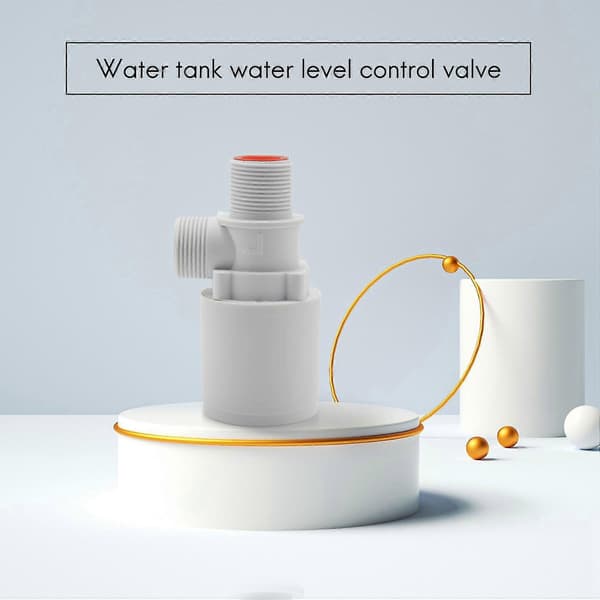 G3/4 Solcellevandstårn Pool Automatisk Vandstandsregulator Plastik Flydebold Ventil Vandstop Wat