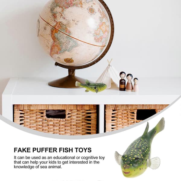 Kunstig Kuglefisk Havdyr Figur Simulation Kuglefisk Model Festgave