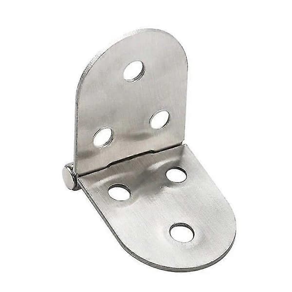 2 stk. 80 x 30 mm Sølv Marine Lugedørhængsel 180 Graders Planmontering Rustfrit Stål til Båd RV