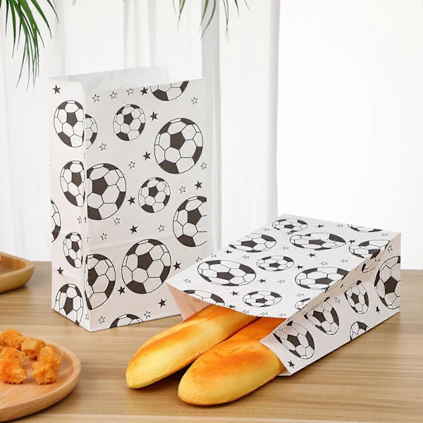 40 kpl Jalkapallo Goodie Bags Jalkapallo Paperikassit Jalkapallojuhlien Lahjapussit Karkkipussit Lahjapussit Teemajuhlatarvikkeet