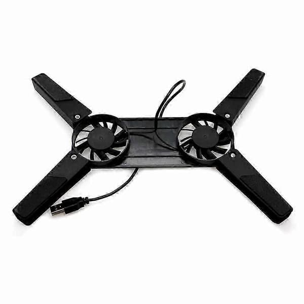 USB Foldbar Dobbelt Ventilator Pad Køling Køler Cool Pad til Laptop Notebook