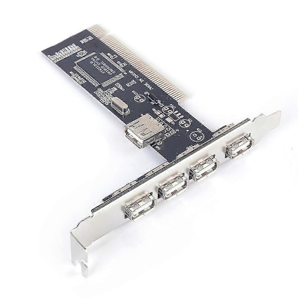 Usb 2.0 4 Porttia 480mbps Nopea Via Hub Pci -ohjainkorttisovitin Pci-kortit Vista Windows M:lle