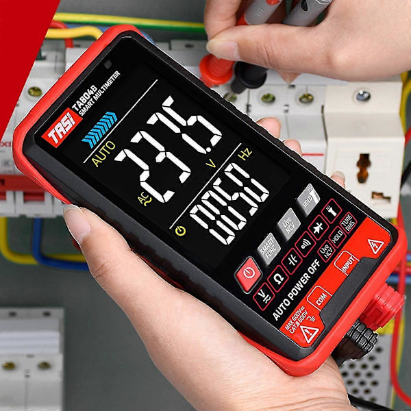 Ta804b Digital Multimeter Auto Tester Multimeter HD Farveskærm Ultratynd Intelligent Ohm NCV Vol