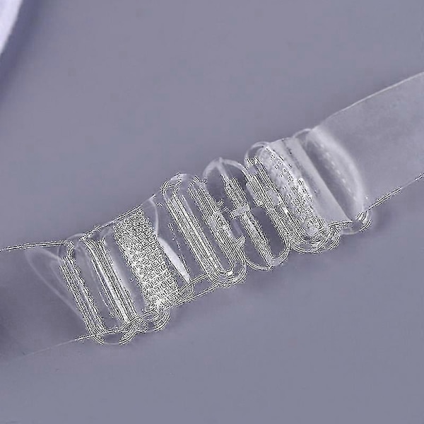 Sexy Kvinner 3/4 Cup Transparent Klar Push Up BH Ultratynn Stropp Usynlige BH-er Undertøy