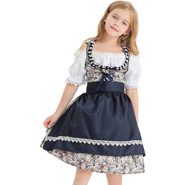 Dirndl Oktoberfest For Girl Costume Alps National Parade Förälder-barn Outfit Cosplay Fancy Party Dress Carnival Halloween L