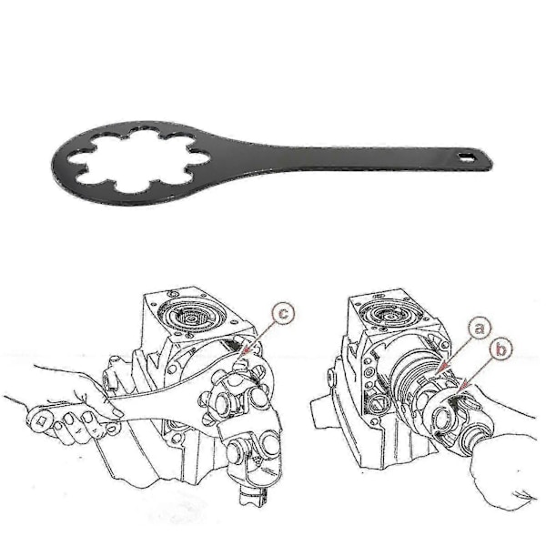 Spændemøtriknøgle erstatning for Mercruiser Alpha One & Bravo 91-17256, 91-36235, 18-9803