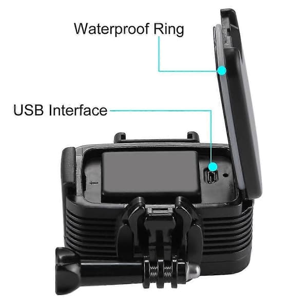 20 LED-er 40m Vanntett IPX8 Studio Lys for GoPro