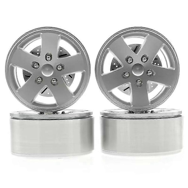 2.2 Metallinen Helmi Vanne Pyörän Napa Jarrulevyllä 1/10 Rc Maastoauto Axial Scx10 Wraith R