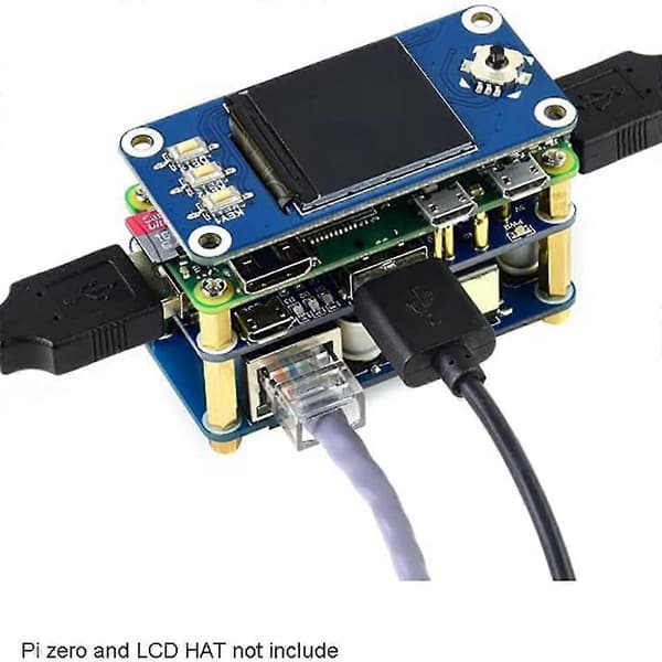 Poe Ethernet/usb Hub Hat Udvidelseskort Til Raspberry Pi Zero W Wh, 10m/100m Ethernet Port, 3x Usb