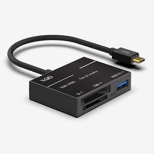 Type-C - XQD-kortinlukija SD-muistikortinlukija Nopea USB3.0-keskitin Nopea Yhteensopiva USB3.0/2:n kanssa.