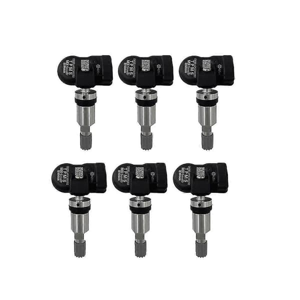 6 stk. Programmerbar TPMS-sensor 43hz 315mhz Dekktrykksensor 2 i 1 For- Mx-sensor Mo
