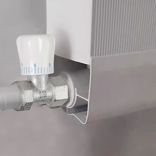 Termostatisk radiatorventil 2 stk. 15 mm X 1/2 tomme Termostatisk lige Trv Termostatisk radiatorventil