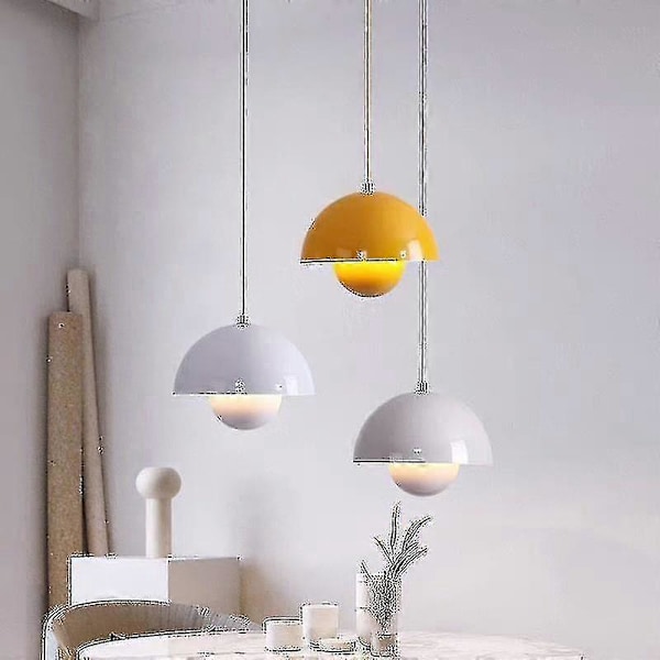 Ny 2024 Modern Blomkruka Pendellampa Halvcirkelformad Restaurang Hängande Taklampa Inomhus Vardagsrum Bar Köksö Lampor Warm White 3000K Gold