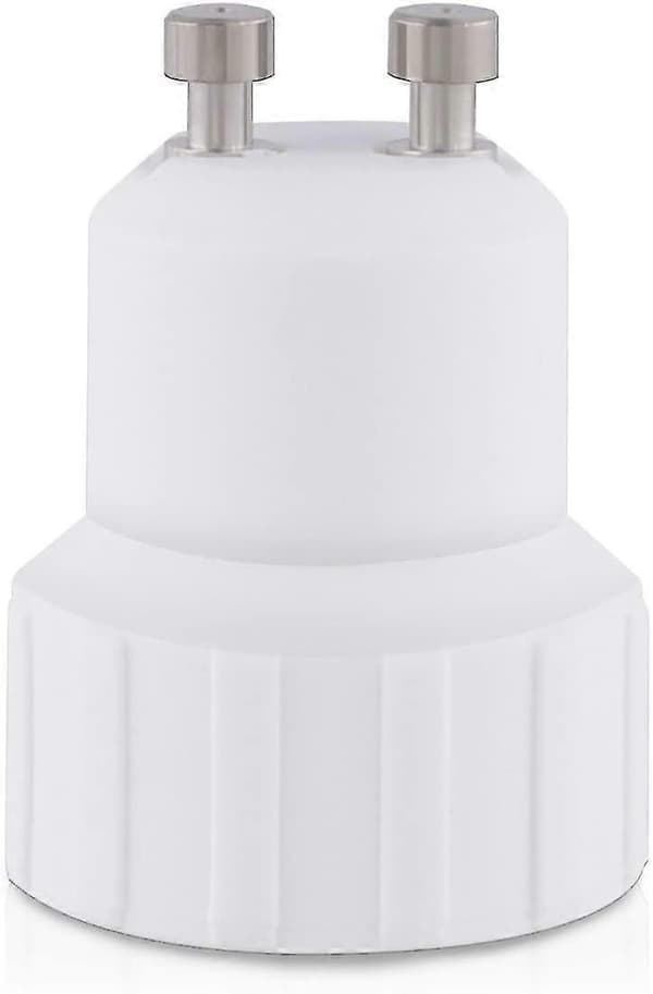 4x Sokkeladapter - Gu10 til E14 Sokkelkonverter - Bajonettbase Lampeholderadapter for Halogen LED-pære