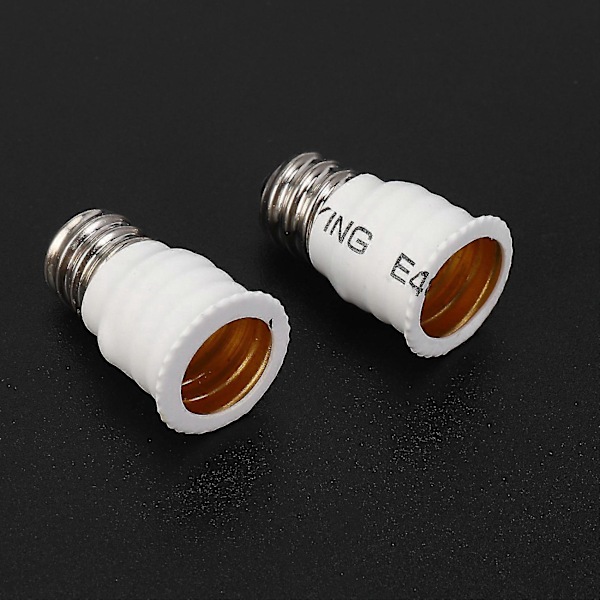 12-pack E12 till E14 Vit Glödlampa Konverterare LED Ljushållare Lampa Adapteruttag Växlare Hög Kvalitet