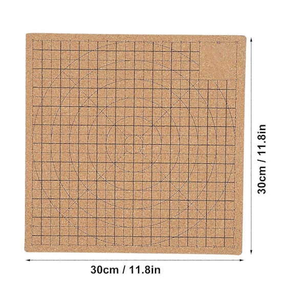 Makramébräda med Rutnät Återanvändbar DIY Flätbräda med Nålar för Armband Smyckestillverkning