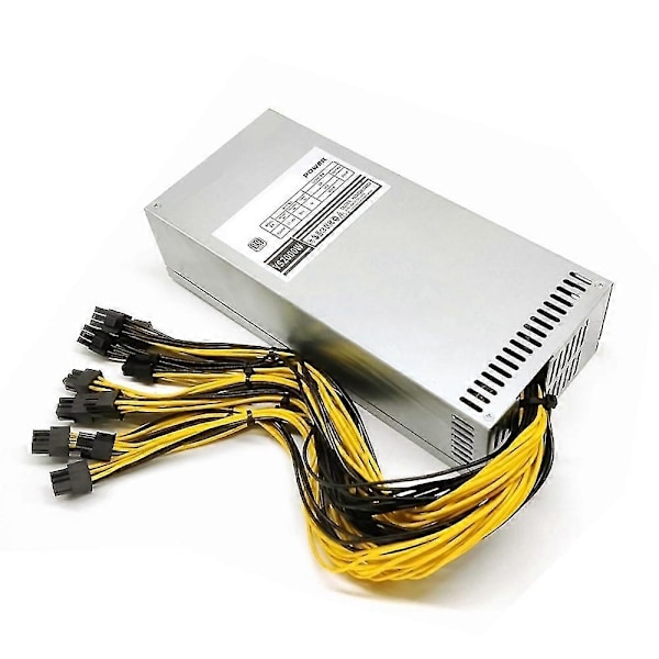 1800w 2u Psu Pc Mining Strømforsyning Mineirar Eth 1800w 6 Pin Miner Strømforsyning For 6 Gpu Bitcoin Antminer