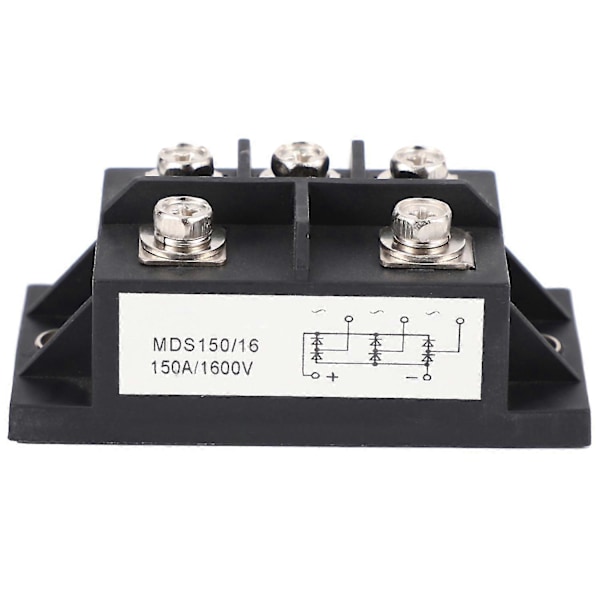 Mds150a 3-vaiheinen diodisilta 150a Amp 1600v Kupari 150 Celsius 80x40x33mm Metallikotelo Diod