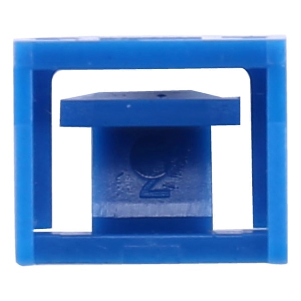 100st Blå Rj45 Port Ethernet Lan Hub Dammskydd Plugg Lock Blockout Skydd Med Egen