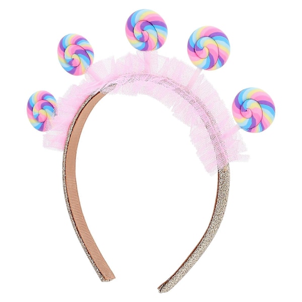 Lollipop Hårbøyle Nydelig Lollipop Hårbånd Tegneserie Hårbøyle Party Godteri Hårbøyle