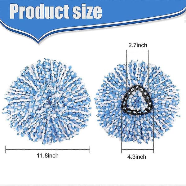 4 stk. erstatning for Rinseclean S, kompatibel med Easywring Rinseclean Dual System