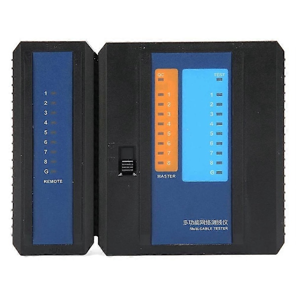Rj45 Netværkskabeltester, Fjernbetjent Detektion Led Status Display Rj45 Kabeltester Til Cat8