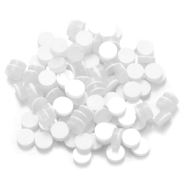 100 st Gitarr Greppbräda Inlägg Hals Sida Prick Ljusmaterial Dia 6mm