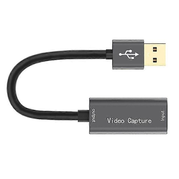 HDMI-yhteensopiva USB-videokaappauskortti pelikameran tallennin suoratoistoon ja webcastingiin