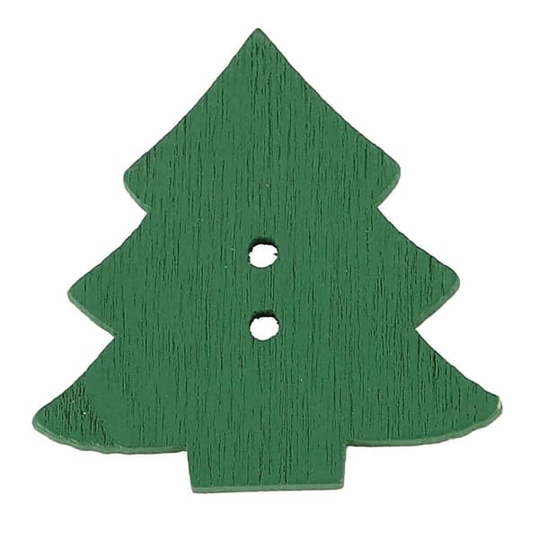 25 stk. juletreform dekor pynt treknapper