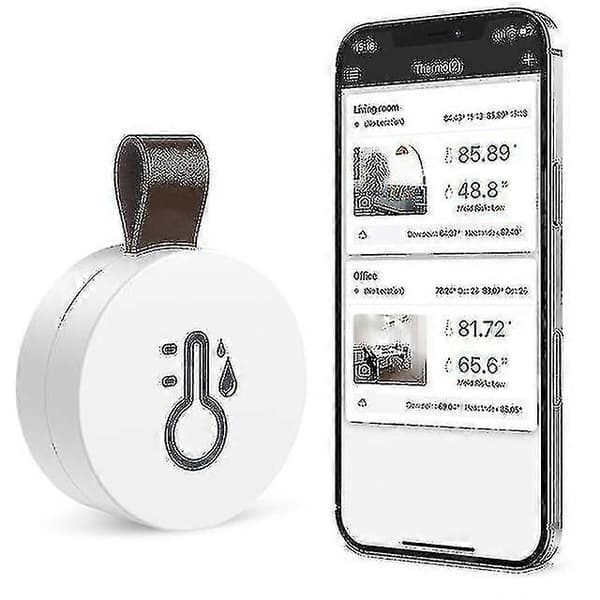 Termometer Hygrometer Trådlös Bluetooth Utomhustermometer Smart Hem Temperatur- och Fuktighetssensor