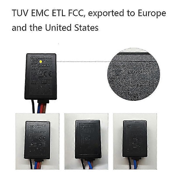 Ld-600s Inbyggd 3-vägs Finger Touch Dimmer På/Av-brytare Us Eu Hfmqv