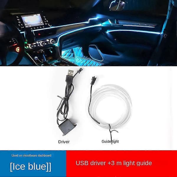 Usb Bil Led Inuti Bilen Utan Brea Modifikation ()