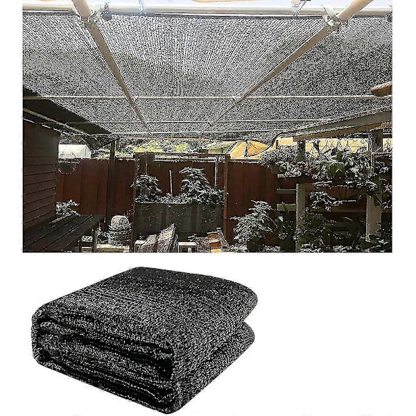 50% 3x6 m Solskydd Skuggväv Duk Nät UV-Resistent Nät För Trädgård Blommor Växter Växthus