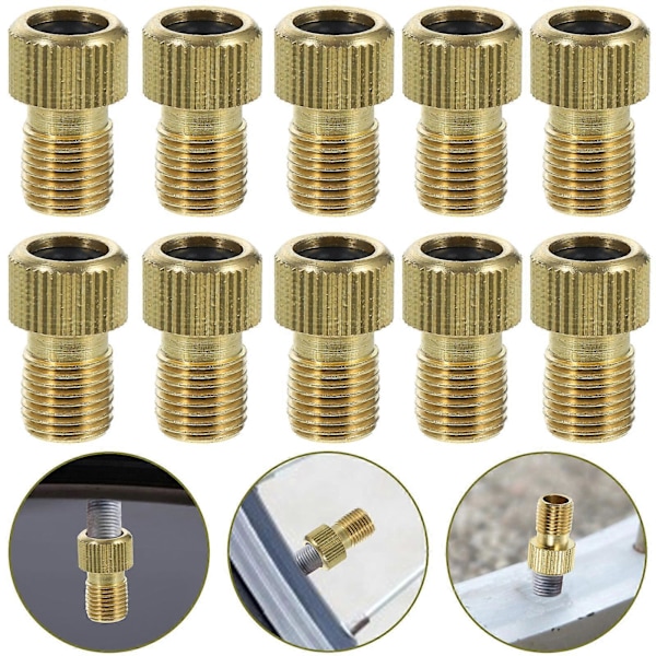 PIXNOR 10 kpl Presta-Schrader-pyöräpumpun adaptereita liittimiä